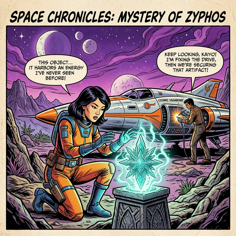 Sci-Fi Photonovel: Science Fiction Story Featuring an Alien Artifact