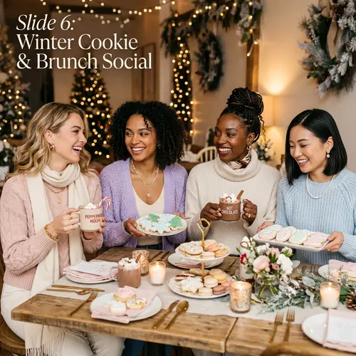 Winter Cookie & Brunch Social Ideas