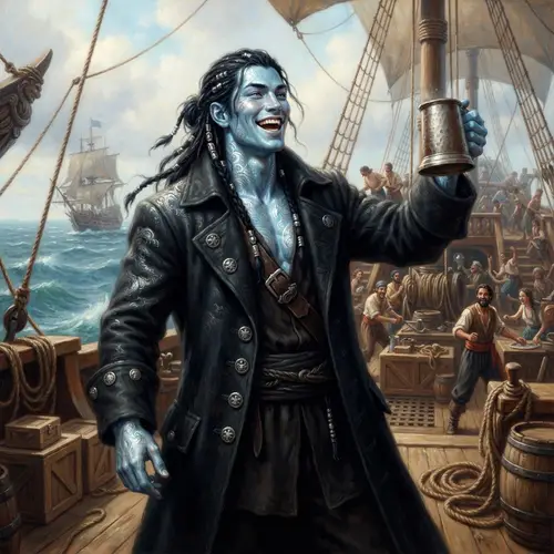 Undine Pirate Captain: A Da Vinci Masterpiece