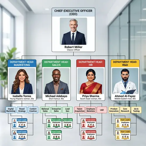 Company Organizational Structure | Leadership Team Overview