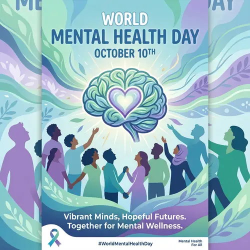 Celebrate World Mental Health Day - October 10th