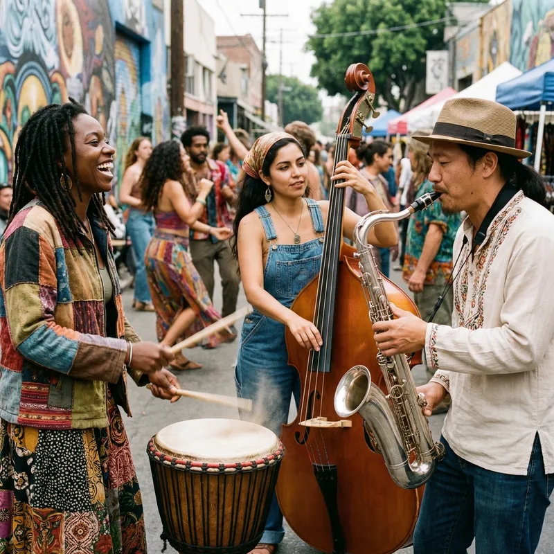 Vibrant Visuals: Independent Musicians with Dynamic Style Vibrant Visuals: Independent Musicians with Dynamic Style