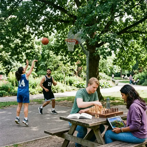 Multicultural Friendship: Basketball, Chess, and Minecraft Play