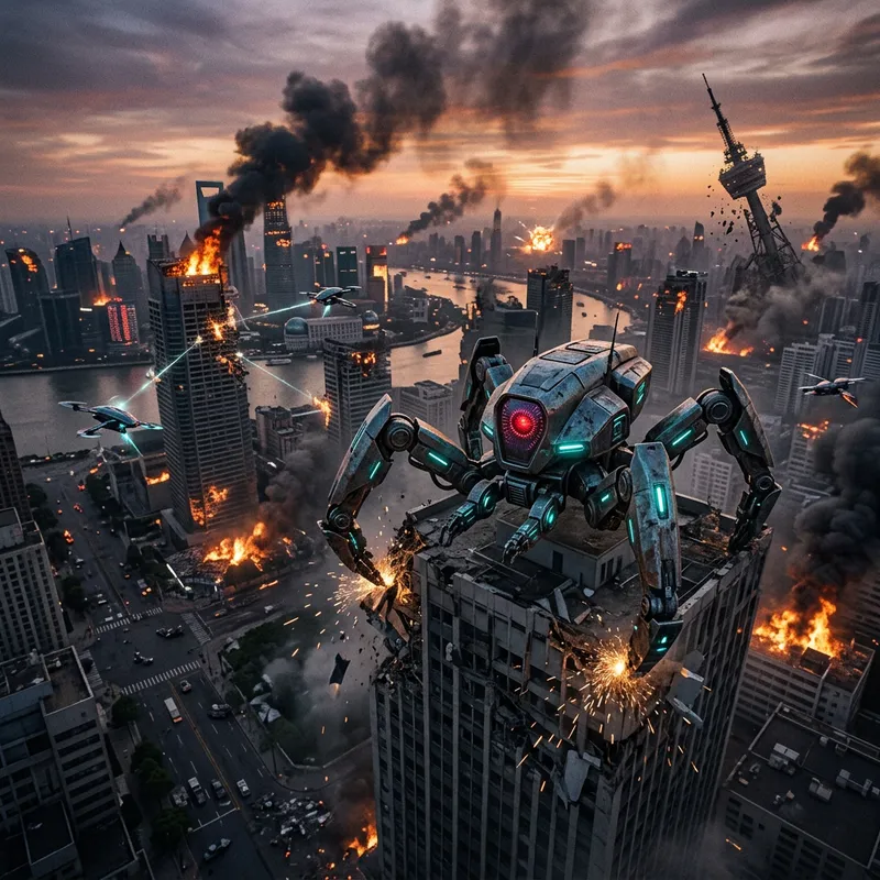 AI Bot Destroys the World - A Futuristic Dystopia AI Bot Destroys the World - A Futuristic Dystopia