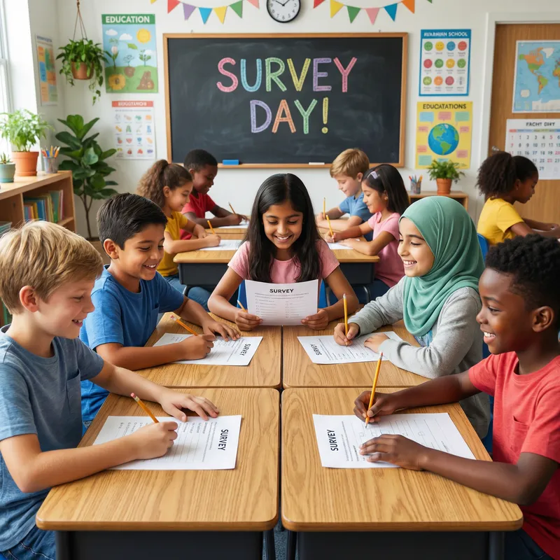 Engaging Children in Surveys: A Classroom Experience