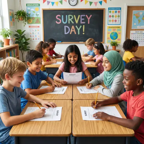 Engaging Children in Surveys: A Classroom Experience