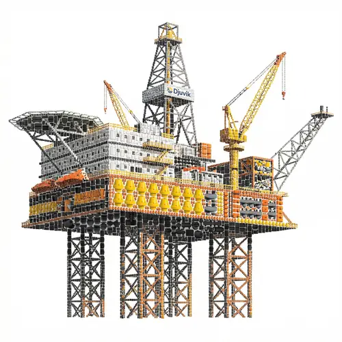 Djuvik Clamps Mosaic Oil Platform Creation