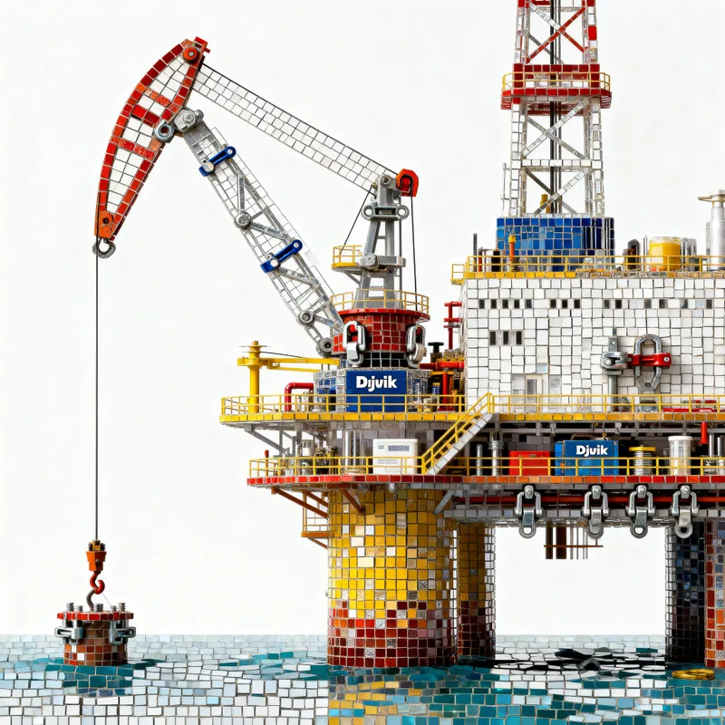Djuvik Clamps Mosaic Oil Platform Creation