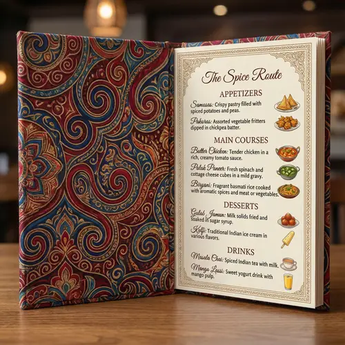 Delicious Indian Menu - Authentic Recipes and Flavors