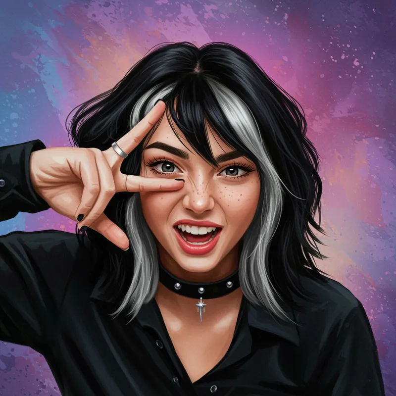 Whimsical Fantasy Art of a Young Model