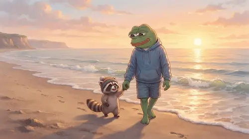 Heartwarming Pepe & Jimothy Beach Meme
