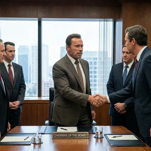 Successful Chairman in Luxurious Boardroom