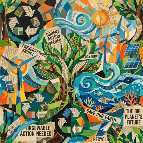 Save the Environment: Abstract Art Inspiration