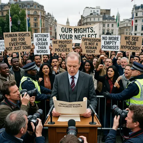 Politician Hypocrisy: Speech on Human Rights amidst Racial Protest
