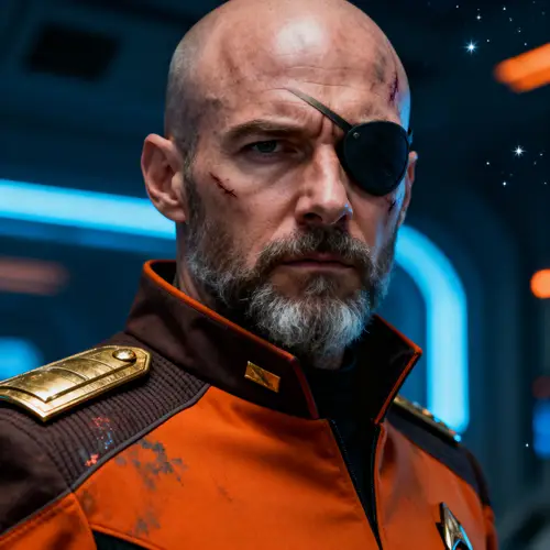 Brave Starship Captain: A Futuristic Leader