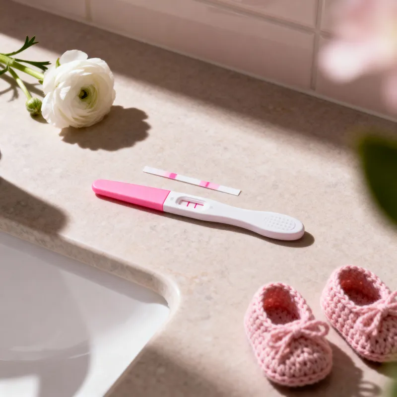 Positive Pregnancy Test - A Joyful Announcement