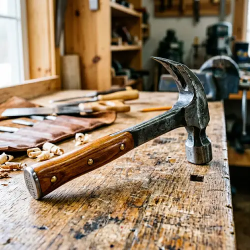 Premium Steel Hammer with Wooden Grip | Buy Online