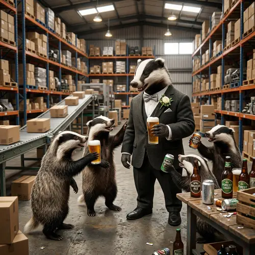 Wedding Badger Celebrations with Fun and Beer | Unreal Engine Setting