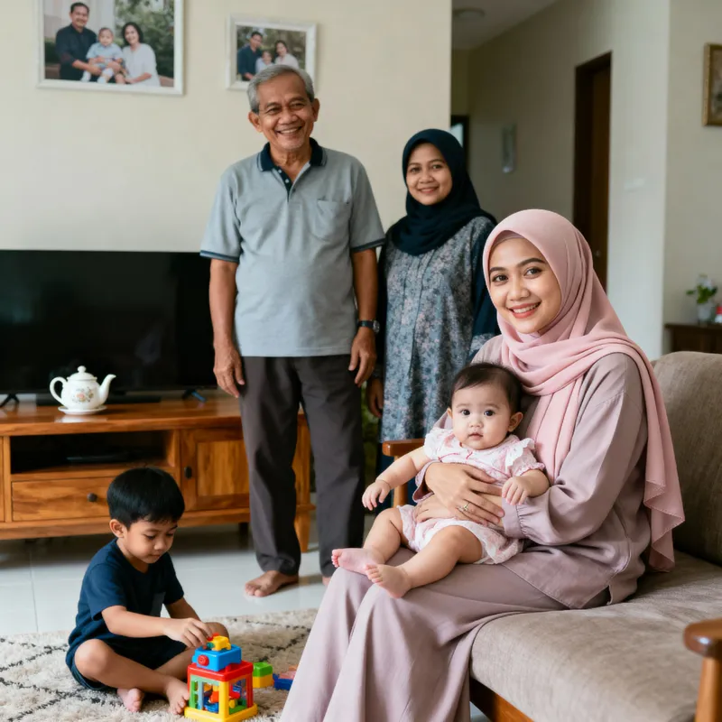 Family Moments: Malaysian Muslim Women in Hijab