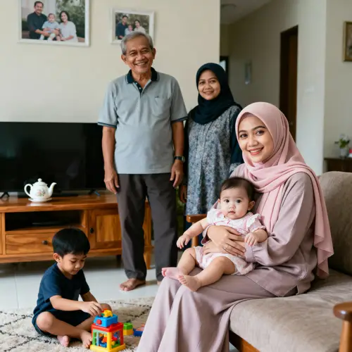 Family Moments: Malaysian Muslim Women in Hijab
