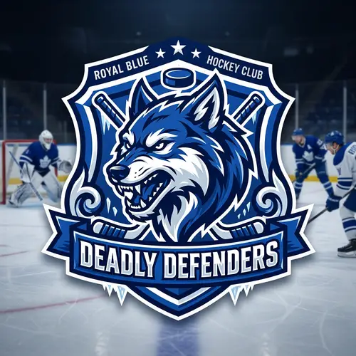 Deadly Defenders Hockey Team Logo