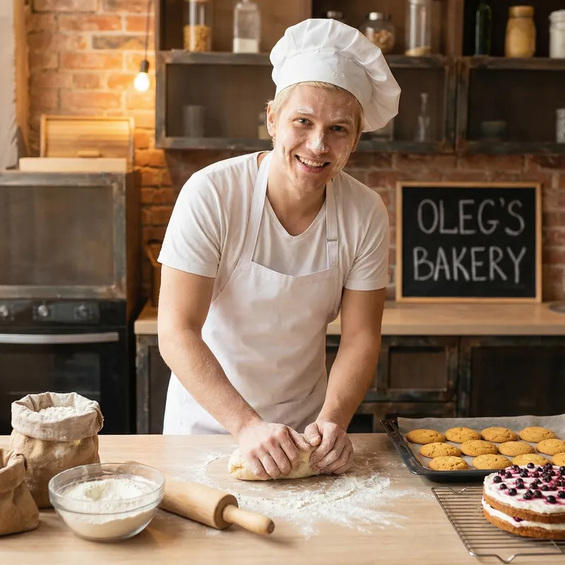 Meet Oleg: The Handsome Pastry Chef Baking Delights