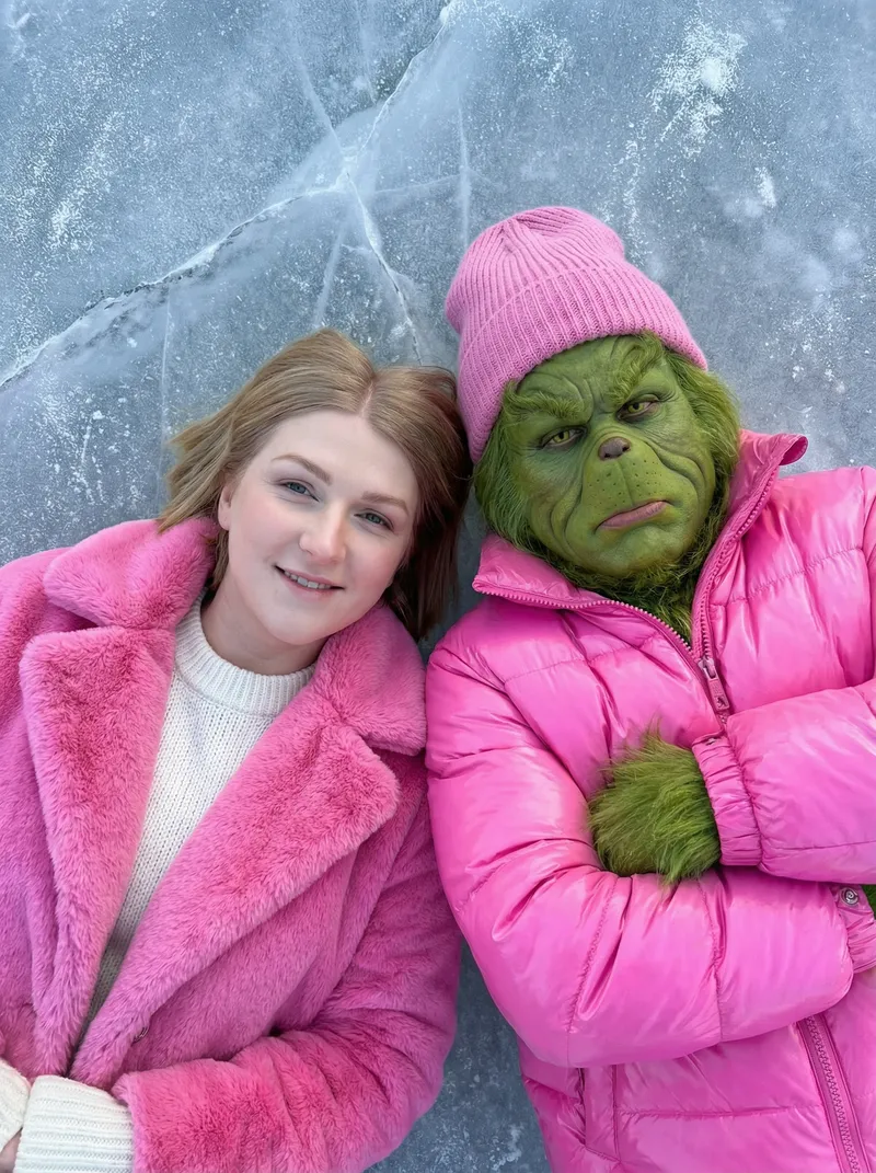 Ultra-Realistic Winter Portrait with the Grinch