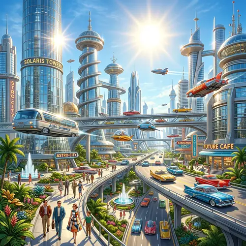 Retro-Futurism: A Vision Under the Scorching Sun