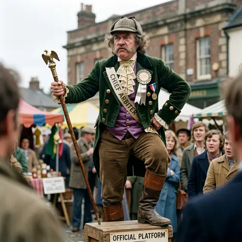 Eccentric Man Exuding Authority