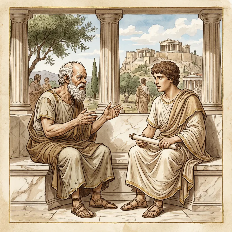 Socrates & Plato: Philosophical Dialogue