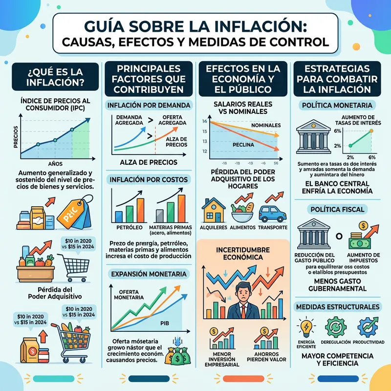 Spanish Inflation Infographic: Factors, Combat Strategies, Effects