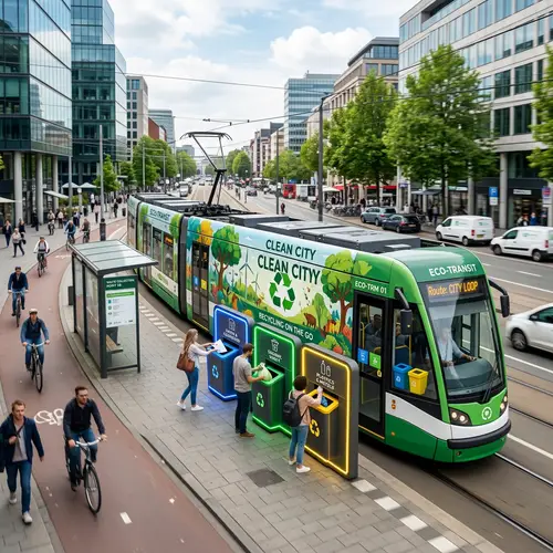 Innovative Waste Management on Public Transport | Eco-Friendly Solution