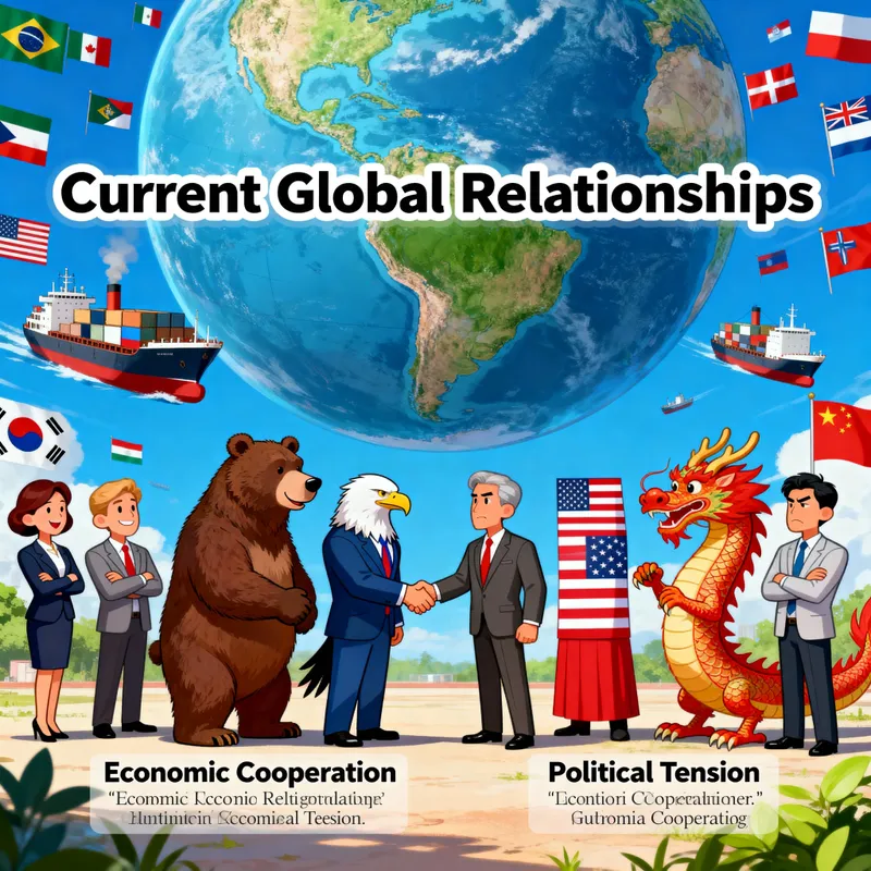 Cartoon Depicting Global Relationships