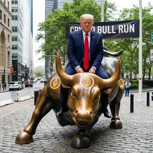 Donald Trump Rides the Crypto Bull
