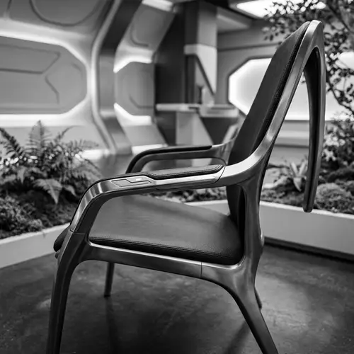 Sleek and Minimalist Chair Design Inspired by Sci-Fi Films