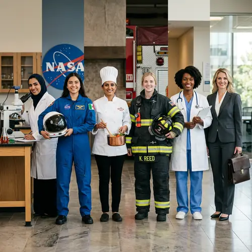 Inspiring Women in Science, Space, Cooking, Firefighting, Medicine & Business