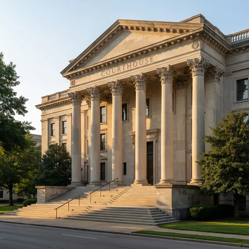Stunning Grand Courthouse Image for Legal Education