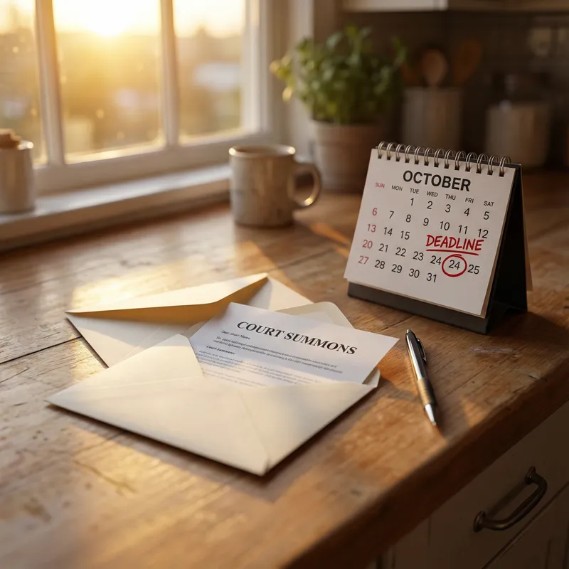 Court Summons Reminder: Important Deadline Ahead