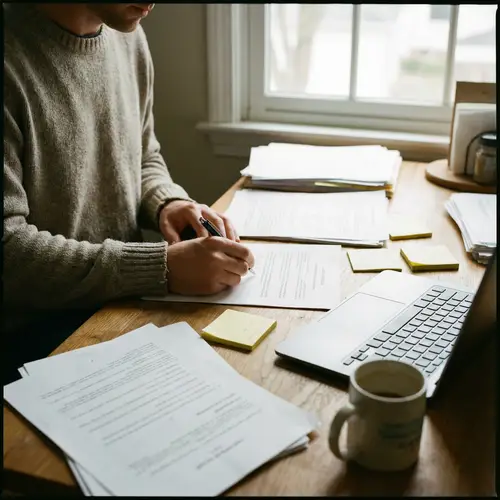 Focused Legal Work at Home: A Productivity Scene