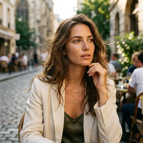 Attractive Woman Yearning for Something | Fashionably Dressed