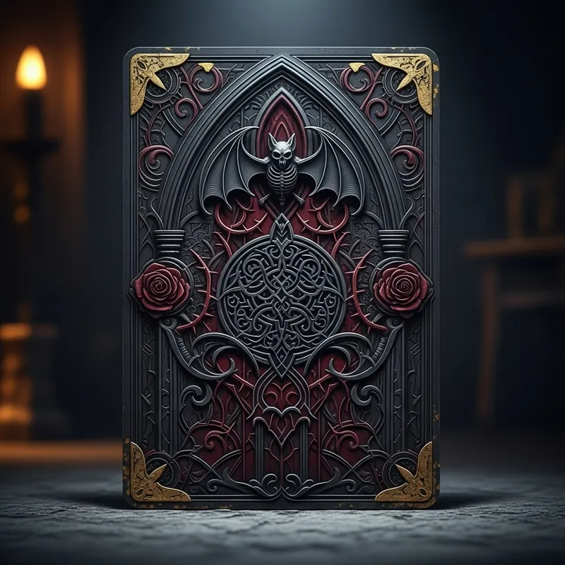 Gothic Card Design for Unique Projects