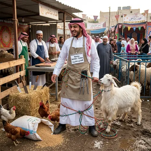 Novice Butcher's Comedic Eid al-Adha Preparation Mishaps