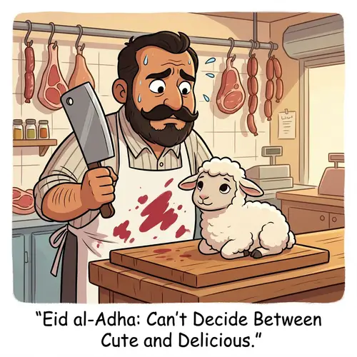 Eid al-Adha Dilemma: Cute vs. Delicious Lamb