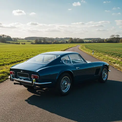 Elegant Car View from Behind