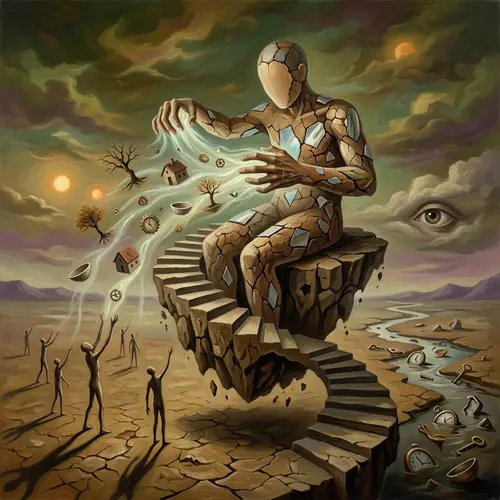 Exploring Selfishness Through Surrealism Art