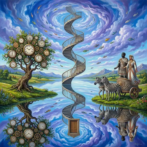 Surrealism: A Dreamlike Illusionary Scene