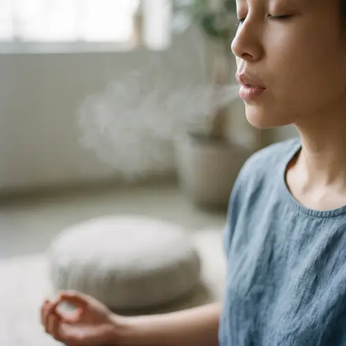 Tranquil Meditation Scene | Serene Mindfulness Photography