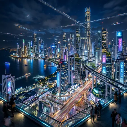 Explore the Futuristic City Wonders