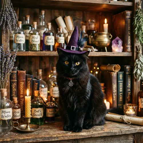 Witch Cat: Enchanting Feline Mystique