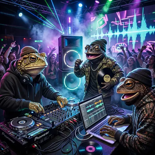 3 Toad Dubsteppers | Musical Toads in Dubstep Performance